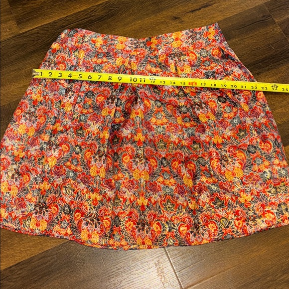 ANTHROPOLOGIE MAEVE ROSIA SKIRT BROCADE FLORAL METALLIC NEW SZ XL - Picture 14 of 15